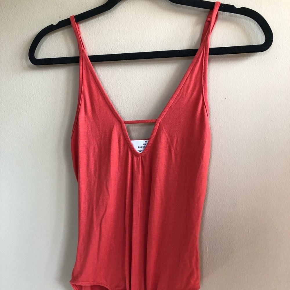 NORDSTROM ORANGE BODYSUIT